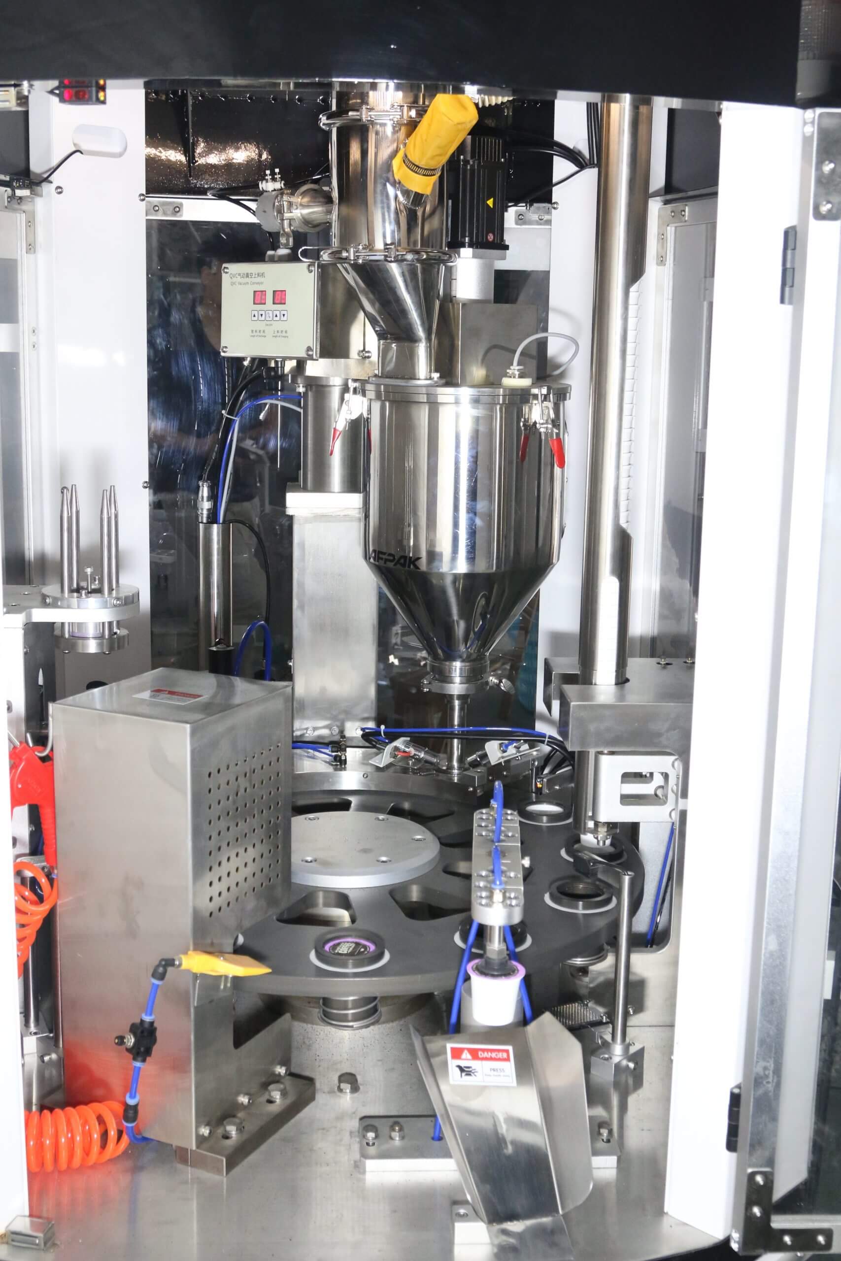 k cup filling machine inside