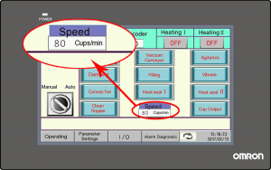 Speed-of-K cup filling machine