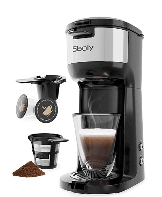 Sboly Single-Serve Coffee Maker Brewer